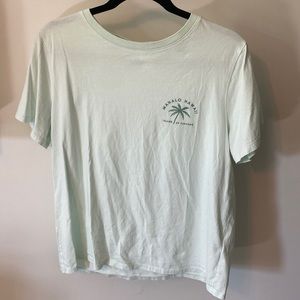 Pastel green Hawaii shirt